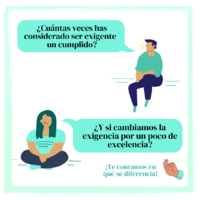 Exigente vs excelente